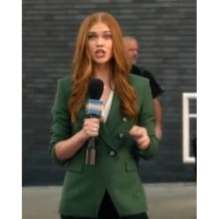 9-1-1 Season 5 Taylor Kelly Green Double Breasted Blazer