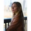 Anatomy Of A Scandal Sienna Miller Brown Leather Jacket