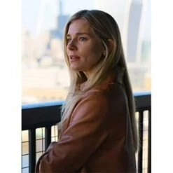 Anatomy Of A Scandal Sienna Miller Brown Leather Jacket