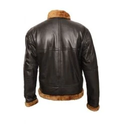 B3 Sheepskin Aviator Leather Bomber Jacket -Film Star Cheap Outfits Store B3 Bomber Aviator Ginger Shearling Brown Leather Jacket 500x500 1