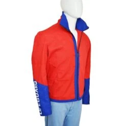 Baywatch Mitch Buchannon Dwayne Johnson Cotton Jacket -Film Star Cheap Outfits Store Baywatch Dwayne Johnson Red Jacket 2 500x500 1
