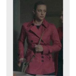 Riverdale S02 Betty Cooper Pink Double-Breasted Coat