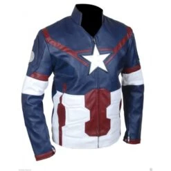Avengers Age Of Ultron Captain America Jacket -Film Star Cheap Outfits Store Captain America Age of Ultron Leather Jacket 1 500x500 1
