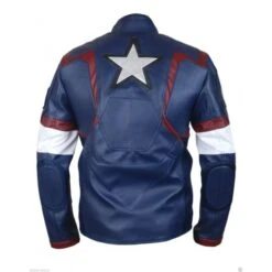 Avengers Age Of Ultron Captain America Jacket -Film Star Cheap Outfits Store Captain America Age of Ultron Leather Jacket 3 500x500 1
