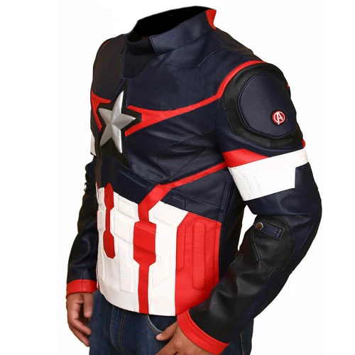 Captain America Civil War Leather Jacket 4 Captain America Civil War Leather Jacket - Image 4