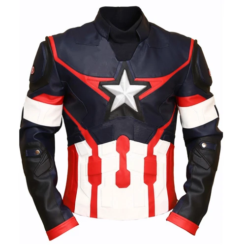 Captain America Civil War Leather Jacket 1 Captain America Civil War Leather Jacket