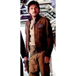 Rogue One Captain Cassian Andor Brown Jacket -Film Star Cheap Outfits Store Captain Cassian Andor Brown Jacket 3 500x500 1