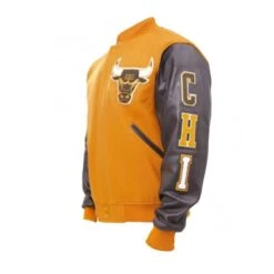 NBA Championship Chicago Bulls Logo Varsity Jacket -Film Star Cheap Outfits Store Chicago Bulls Varsity Jacket 2 500x500 1