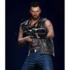 Cyberpunk 2077 V Nomad Black Leather Vest