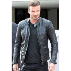 Men's Slim Fit David Beckham Motorcycle Style Jacket -Film Star Cheap Outfits Store David Beckham Biker Leather Jacket 500x500 1