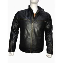 Men's Slim Fit David Beckham Motorcycle Style Jacket