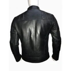 Men's Slim Fit David Beckham Motorcycle Style Jacket -Film Star Cheap Outfits Store David Beckham Biker Style Leather Jacket 2 500x500 1