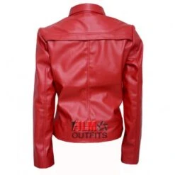 Once Upon A Time Emma Swan Red Leather Jacket -Film Star Cheap Outfits Store Emma Swan Once Upon a Time Red Jacket 500x500 1