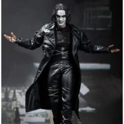 Eric Draven Black Long Leather The Crow Coat