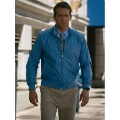Ryan Reynolds Free Guy Bomber Jacket