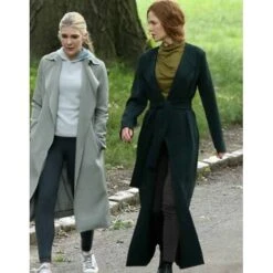 Film Star Cheap Outfits Store -Film Star Cheap Outfits Store Grace Fraser TV Series The Undoing Nicole Kidman Long Green Coat 500x500 1