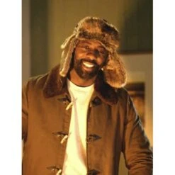 Super Bowl Idris Elba Brown Jacket