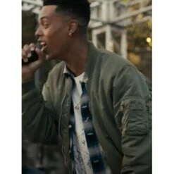 Bel-Air 2022 Jabari Banks Bomber Jacket
