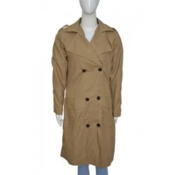 Jennifer Lopez Trench Cotton Long Coat