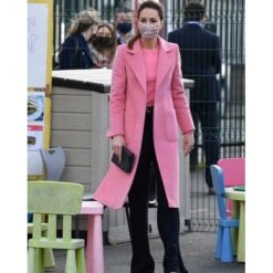 Kate Middleton Pink Trench Coat