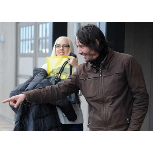 Keanu Reeves Tv Show John Wick Leather Jacket 2 Keanu Reeves Tv Show John Wick Leather Jacket - Image 2