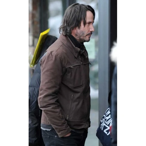Keanu Reeves Tv Show John Wick Leather Jacket 1 Keanu Reeves Tv Show John Wick Leather Jacket