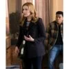 Kennedy McMann Nancy Drew Black Coat