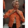 Sabina Wilson Charlie's Angels Neon Orange Jacket