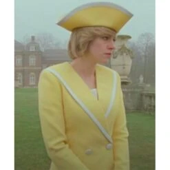 Spencer Kristen Stewart Yellow Coat