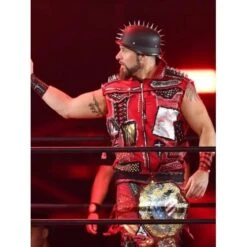 Lance Archer AEW Red Spikes Vest