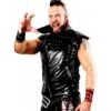 WWE Black Leather Studded Lance Archer Vest