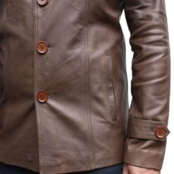 Late 70’s Vintage Style Leather Jacket -Film Star Cheap Outfits Store Late 70s Vintage Style Leather Jacket closeup 500x500 1