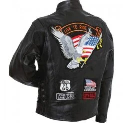Genuine Buffalo Leather Motorcycle Jacket
