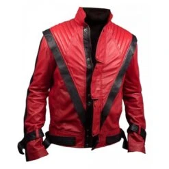 Michael Jackson Red Thriller Leather Jacket -Film Star Cheap Outfits Store Michael Jackson Thriller Jacket 500x500 2