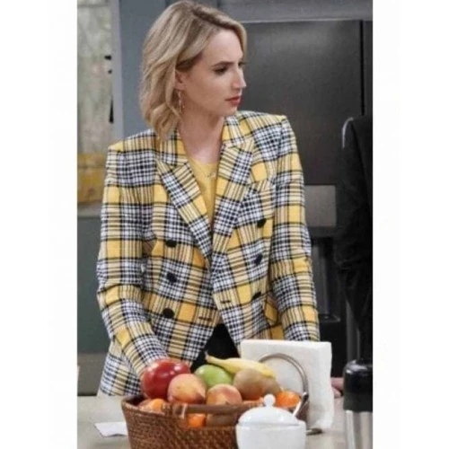 Last Man Standing Molly McCook Plaid Blazer 1 Last Man Standing Molly McCook Plaid Blazer