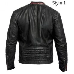 Mass Effect N7 Leather Jacket -Film Star Cheap Outfits Store N7 Cafe Racer Leather Jacket for Men Black 500x500 1