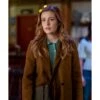 Kennedy McMann Nancy Drew Brown Coat