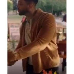 Advice To Love By Brooks Darnell Jacket -Film Star Cheap Outfits Store Nathan Hart Advice to Love by Brooks Darnell Brown Cotton Jacket 500x500 1