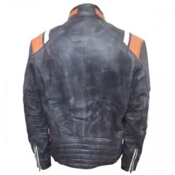 Vintage Biker Retro 3 Moto Cafe Racer Distressed Leather Jacket -Film Star Cheap Outfits Store Retro 3 Moto Black leather jacket 500x500 1