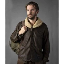 Solos Otto Jacket With Shearling Collar