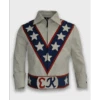 Daredevil Evel Knievel White Leather Jacket