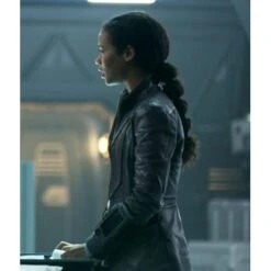 Taylor Russell Lost In Space Slimfit Jacket -Film Star Cheap Outfits Store Taylor Russell Lost In Space Slimfit Leather Jacket 500x500 1