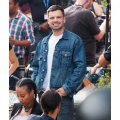 The 355 Sebastian Stan Denim Jacket