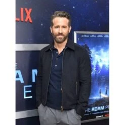 The Adam Project Ryan Reynolds Black Jacket