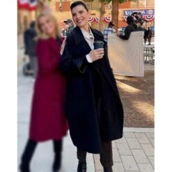 The Morning Show Laura Peterson Black Coat