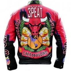 Three Peat Jeff Chicago Bulls Leather Jacket 7 Three Peat Jeff Chicago Bulls Leather Jacket -Film Star Cheap Outfits Store Three Peat Jeff Chicago Bulls Leather Jacket 500x500 1