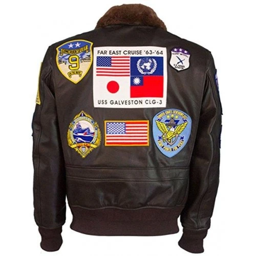 Top Gun Tom Cruise Leather Jacket 2 Top Gun Tom Cruise Leather Jacket - Image 2