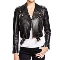 WWE Becky Lynch Biker Leather Jacket -Film Star Cheap Outfits Store WWE Becky Lynch Black Biker Leather Jacket 500x500 1