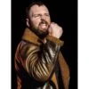 WWE Dean Ambrose Shearling Leather Jacket