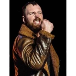 WWE Dean Ambrose Shearling Leather Jacket